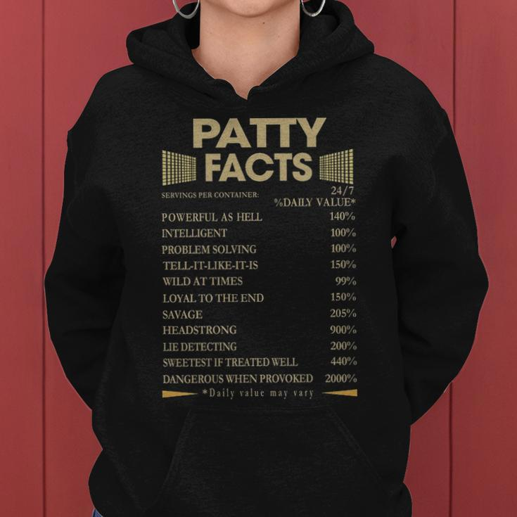 Patty Name Gift Patty Facts Women Hoodie