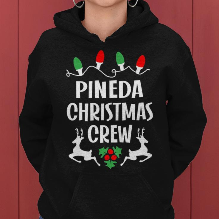 Pineda Name Gift Christmas Crew Pineda Women Hoodie