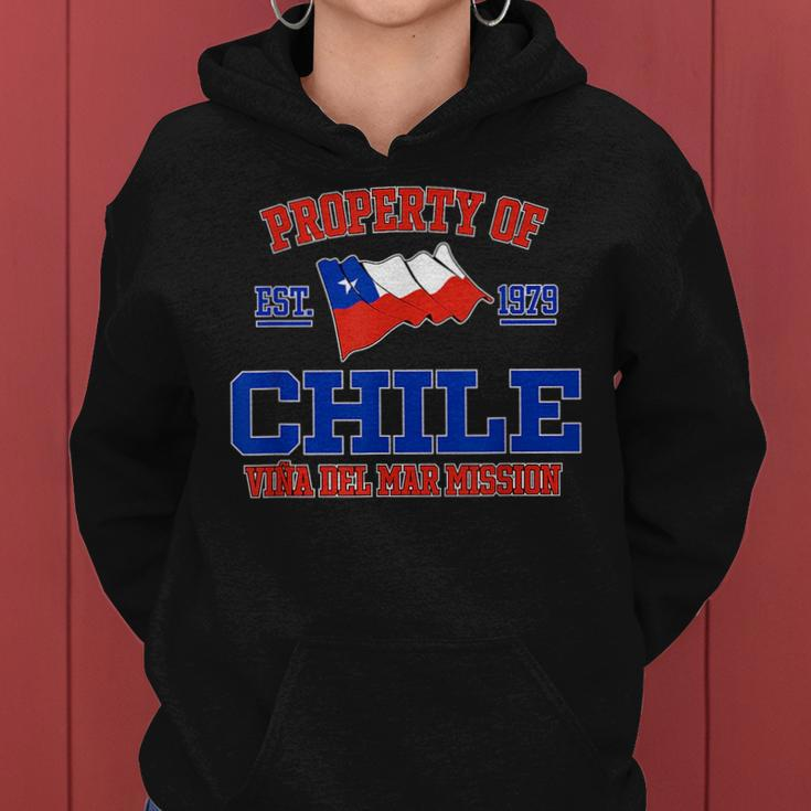 Property Of Chile Viña Del Mar Mission Established 1979 Chile Funny Gifts Women Hoodie