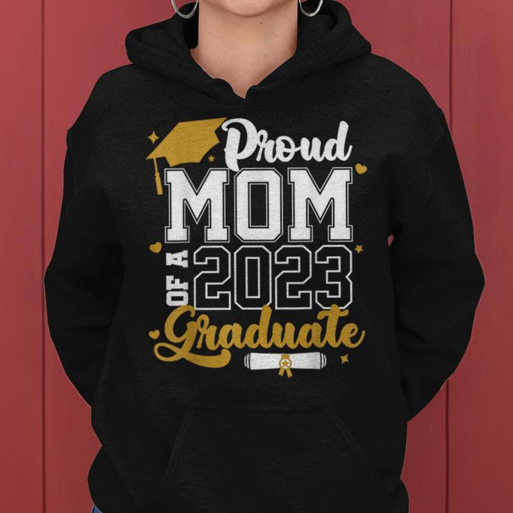 Proud Mom 2023 Graduate Senior 2023 Class Of 2023 Graduation Women Hoodie