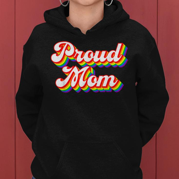 Proud Mom Lgbtq Rainbow Pride Women Hoodie