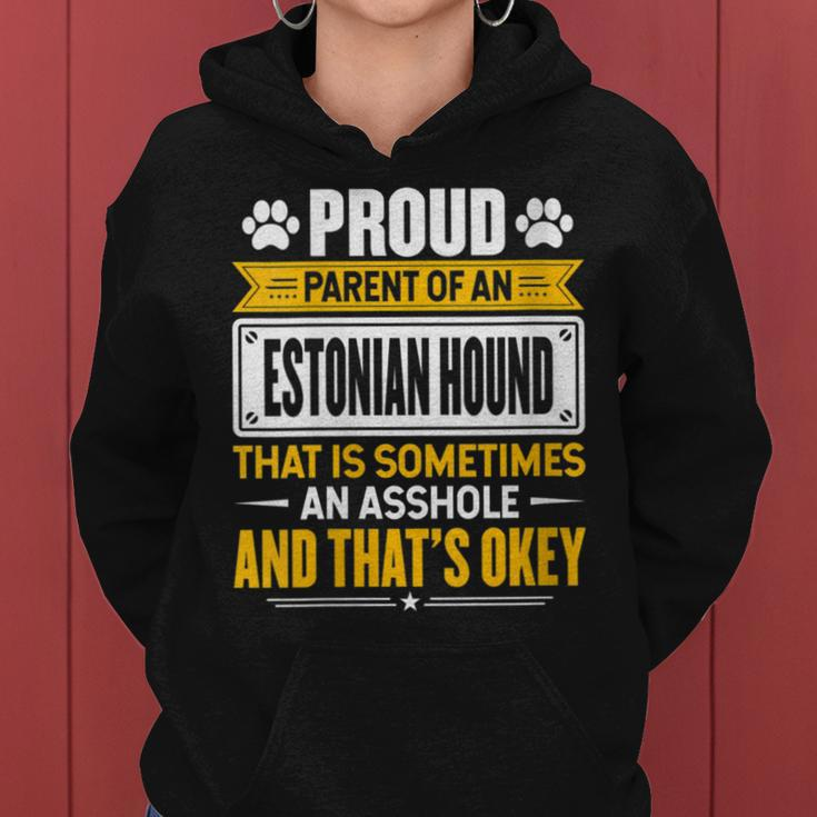 Proud Parent Of An Estonian Hound Dog Owner Mom & Dad Women Hoodie