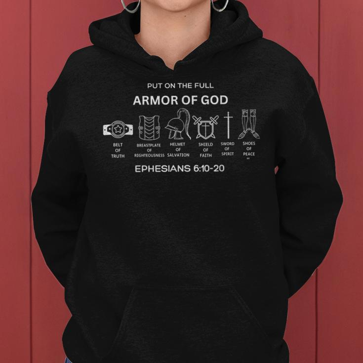 Put On The Full Armor Of God Bible Verse Religious Women Hoodie