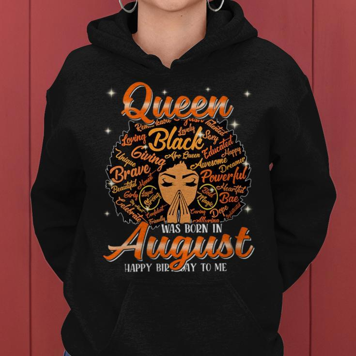 Queen Was Born In August Black History Birthday Junenth Women Hoodie