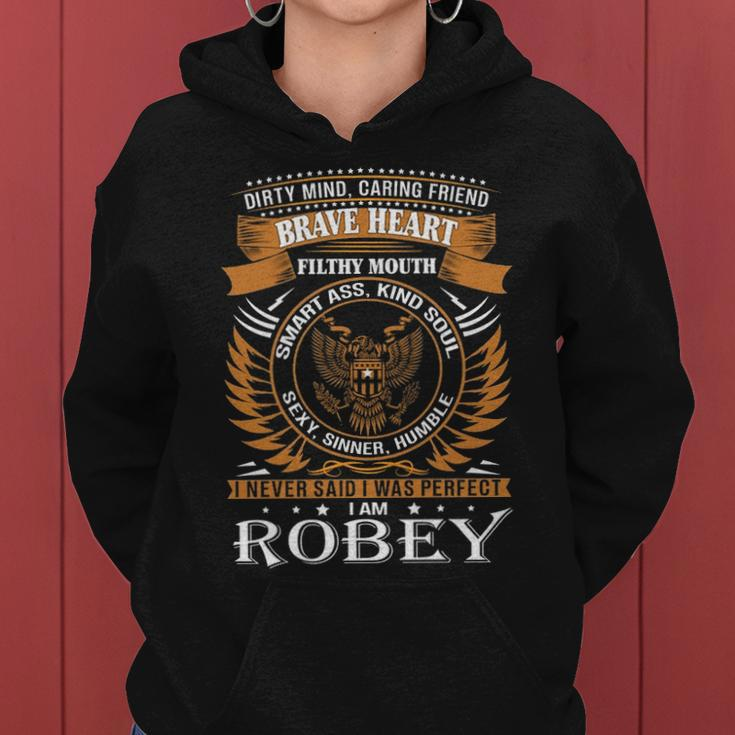 Robey Name Gift Robey Brave Heart Women Hoodie