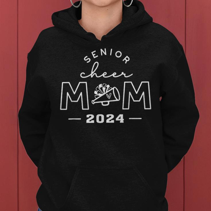 Senior Cheer Mom 2024 Class Of 2024 Senior Mom Women Hoodie