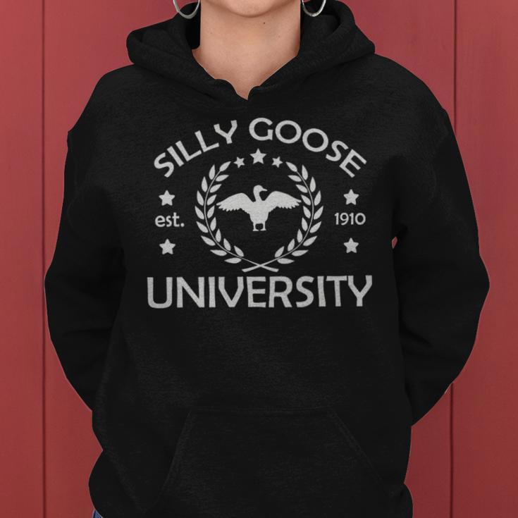 Silly Goose University Funny - Silly Goose University Funny Women Hoodie