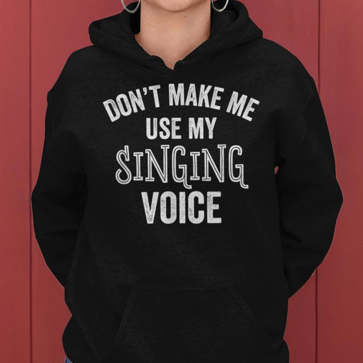 Singing Voice Singer Choir Chorus Music Teacher Women Hoodie