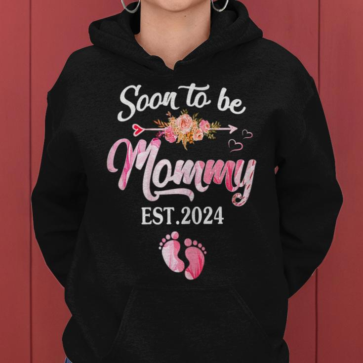 Soon To Be Mommy 2024 Mothers Day First Time Mom Pregnancy Gift For Womens Women Hoodie