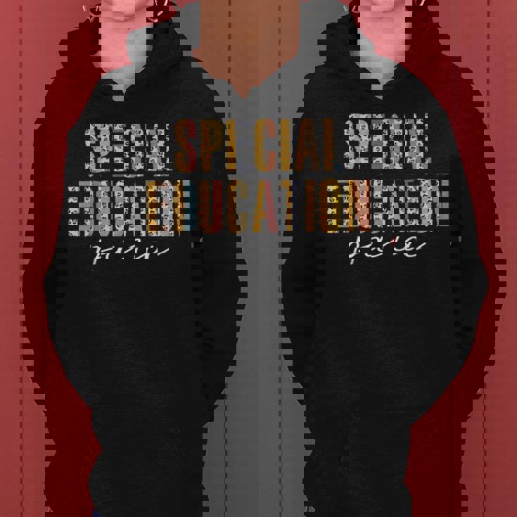 Special Education Para Teacher Paraprofessional Paraeducator Women Hoodie