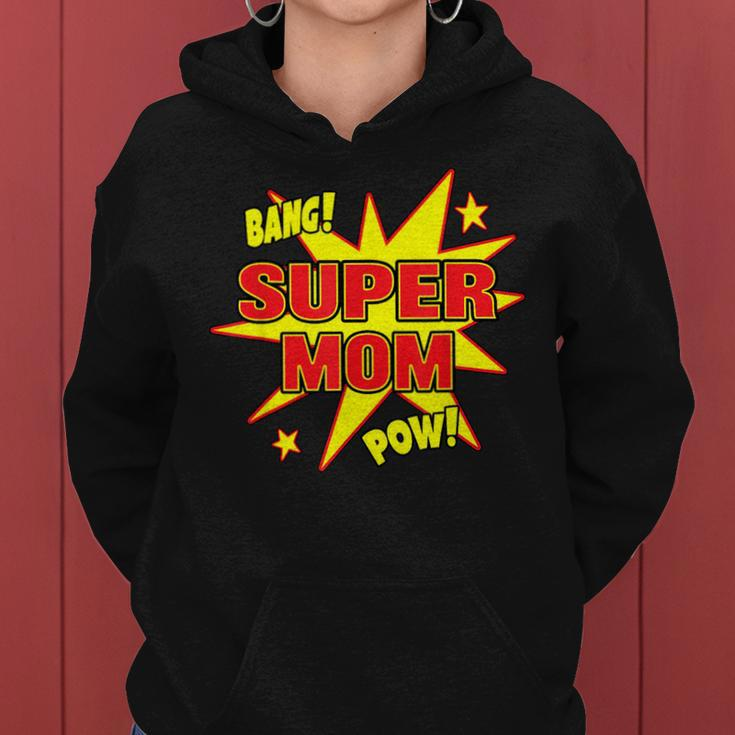 Super Mom Super Power Mother Mommy Hero Women Hoodie