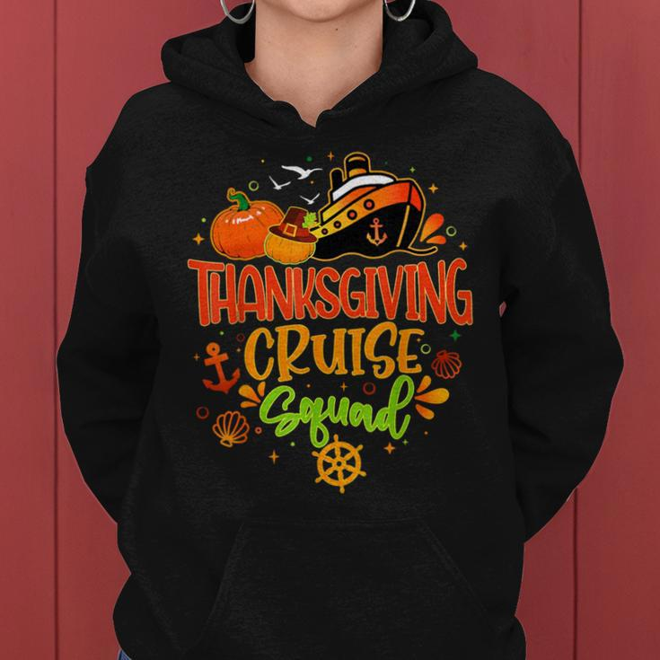 Thanksgiving Cruise Squad Family Vacation Fall Trip Matching Women Hoodie