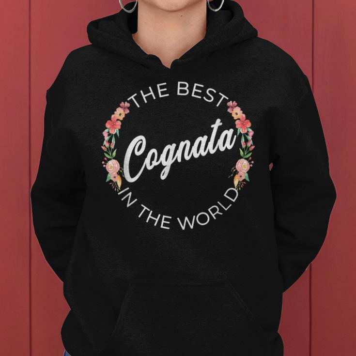The Best Cognata In The World Italian Sister In Law Women Hoodie
