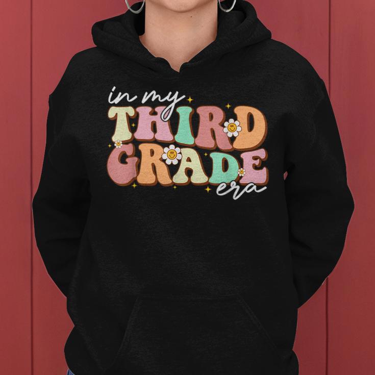 In My Third Grade Era Retro Back To School Teacher Student Women Hoodie