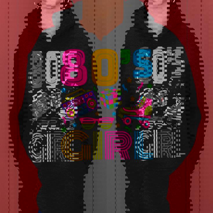 This Is My 80S Girl Costume 1980S Retro Vintage 80S Party Women Hoodie