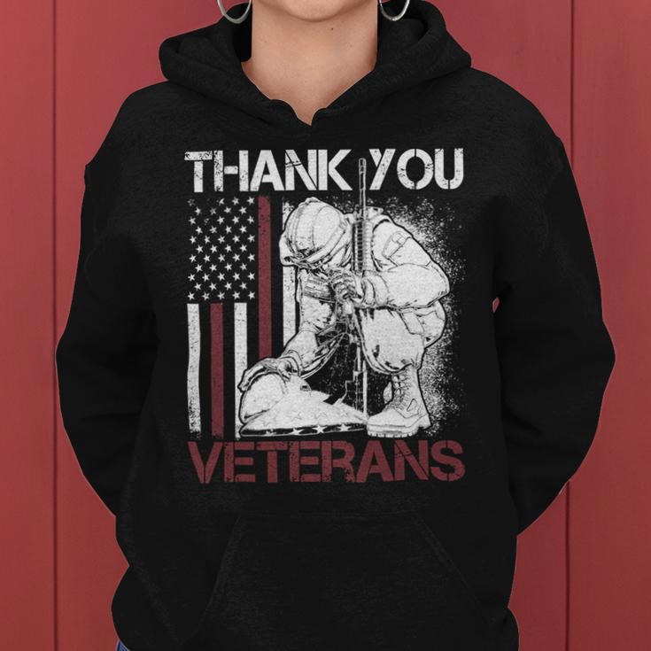 Veteran Vets Thank You Veterans Shirts Proud Veteran Day Dad Grandpa 355 Veterans Women Hoodie