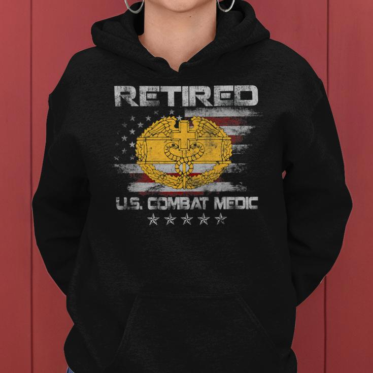 Veteran Vets US Army Retired Combat Medic Proud Veteran Medical Military 149 Veterans Women Hoodie