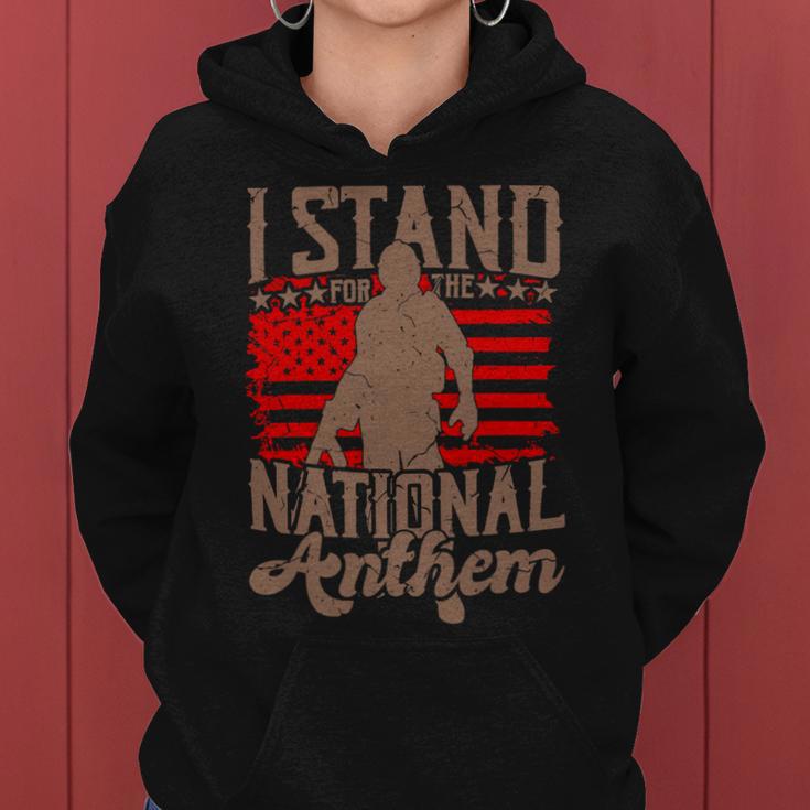 Veterans Day Stand For The National Anthem 270 Women Hoodie