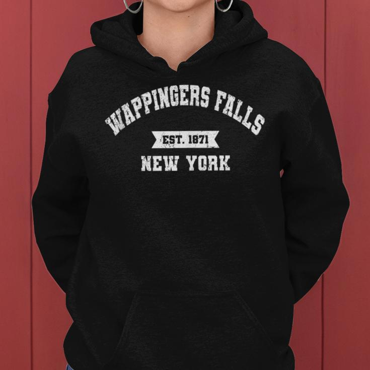 Vintage Wappingers Falls New York Ny Athletic Sports Style Women Hoodie
