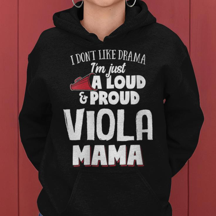 Viola Mom Loud And Proud Mama Women Hoodie