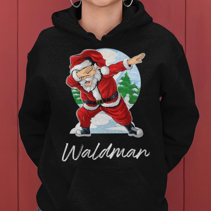 Waldman Name Gift Santa Waldman Women Hoodie