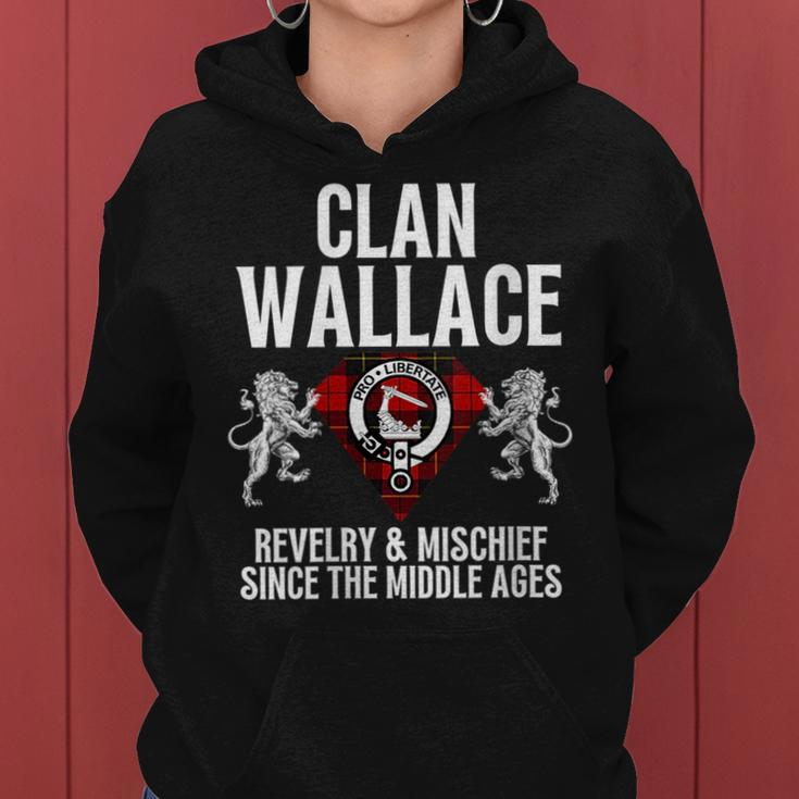 Wallace Clan Scottish Name Coat Of Arms Tartan Family Party Gift For Womens Women Hoodie