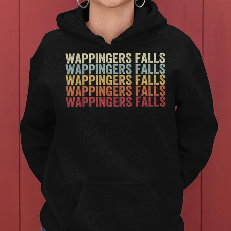 Wappingers Falls New York Wappingers Falls Ny Retro Vintage Women Hoodie