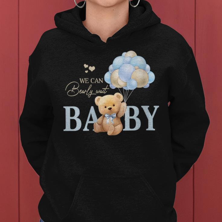 We Can Bearly Wait Gender Neutral Baby Shower Decorations Women Hoodie