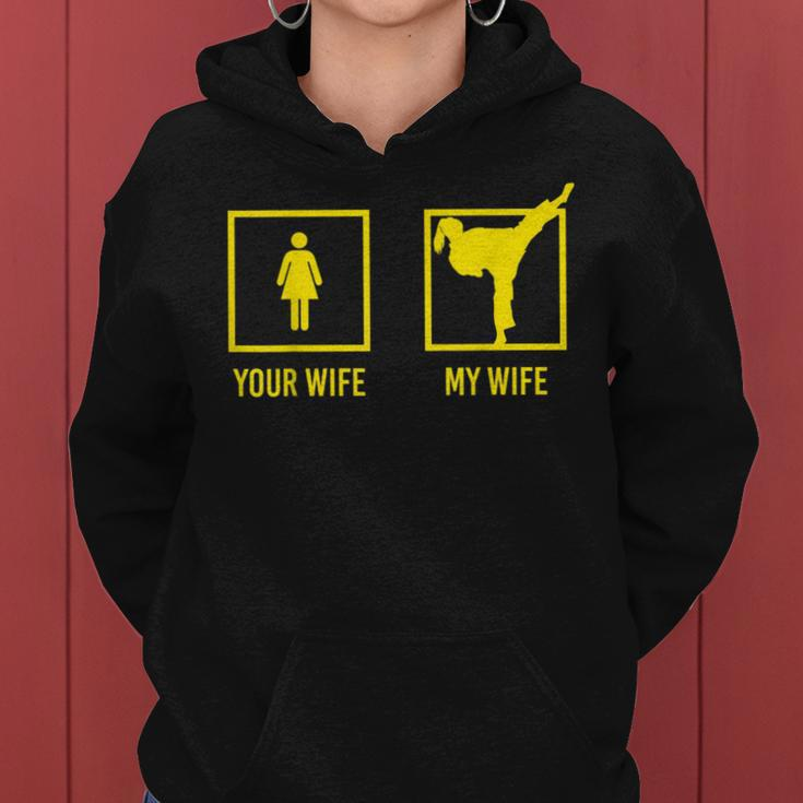 Your Wife My Wife Graphic Martial Arts Women Hoodie