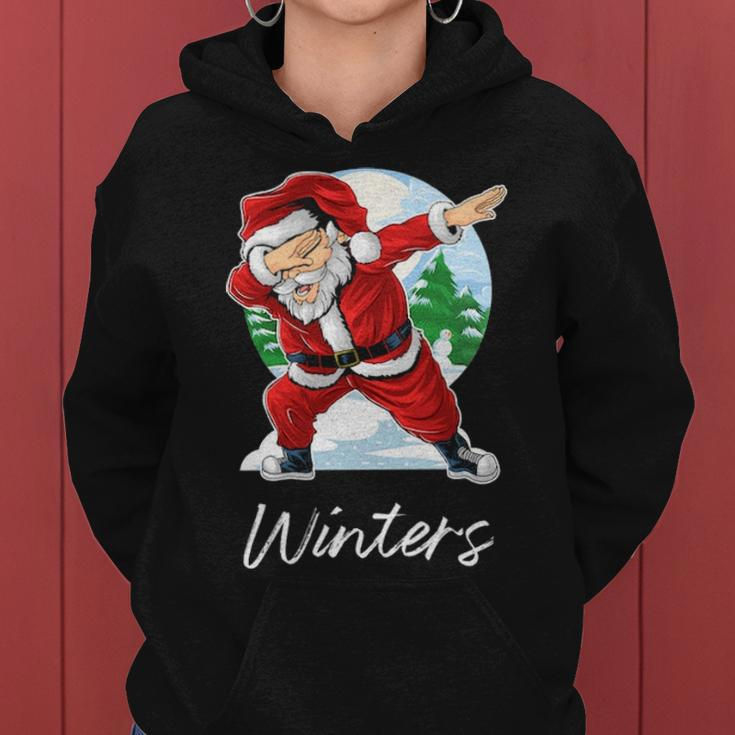Winters Name Gift Santa Winters Women Hoodie