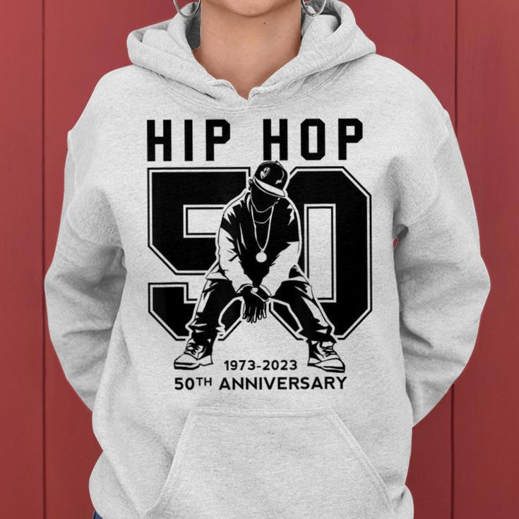 50 Years Of Hip Hop 1973-2023 50Th Anniversary Hip Hop Retro Women Hoodie