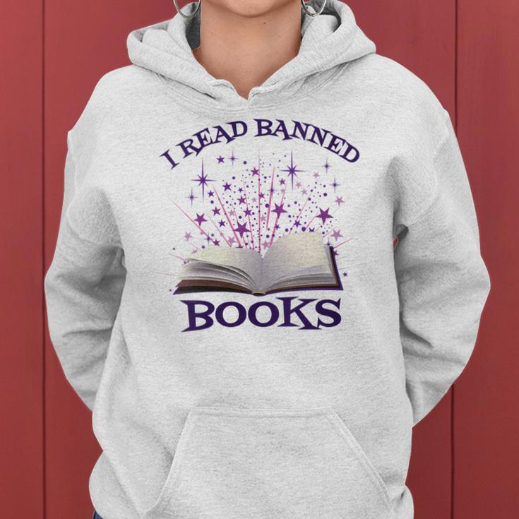 Bibliophile Book Nerd I Read Banned Books Women Hoodie