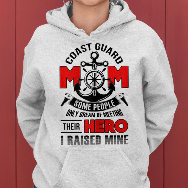 Coast Guard Mom American Hero Ship Anchor Inspired Gift Gift For Womens Women Hoodie