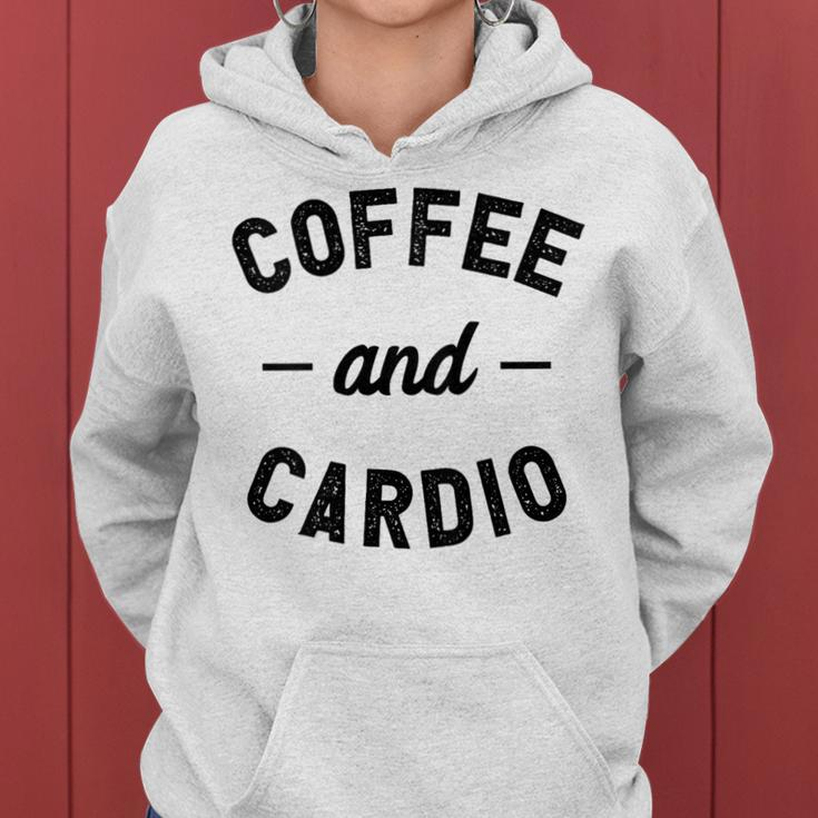 Coffee And Cardio Workout Gym Women Hoodie