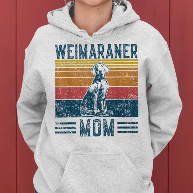 Dog Weimaraner Mom Vintage Weimaraner Mom Women Hoodie