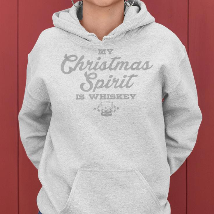 Funny Christmas Alcohol Drinking Whiskey Saying Gift Women Hoodie