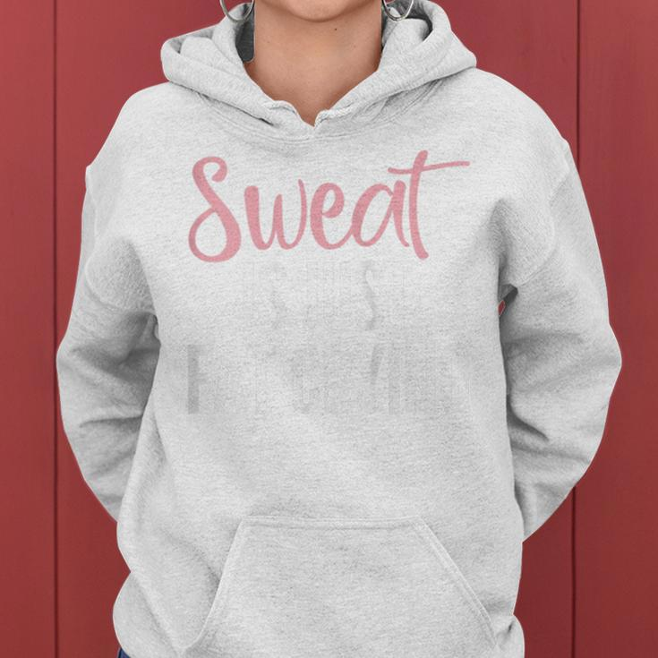 Exercise Motivation Sweat Is Just Fat Crying Women Hoodie