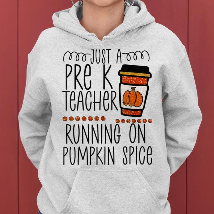 Halloween Fall Pumpkin Spice Preschool Teacher Prek Preschool Teacher Women Hoodie