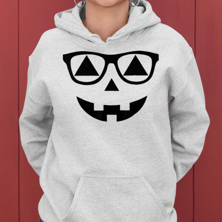 Jack O Lantern Pumpkin Face Sunglasses Halloween Boys Girls Women Hoodie