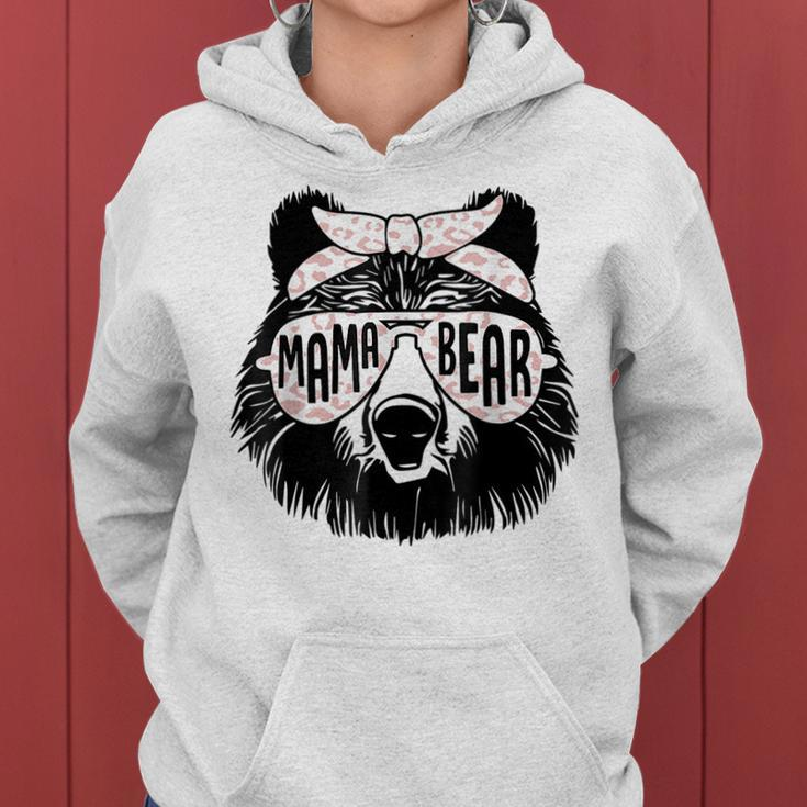 Mama Bear Face Sunglasses Mother Mothers Day Gift Women Hoodie