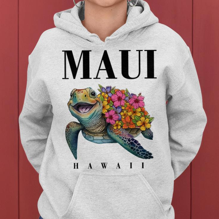 Maui HawaiianTurtle Hibiscus N Girl Hawaii Women Hoodie