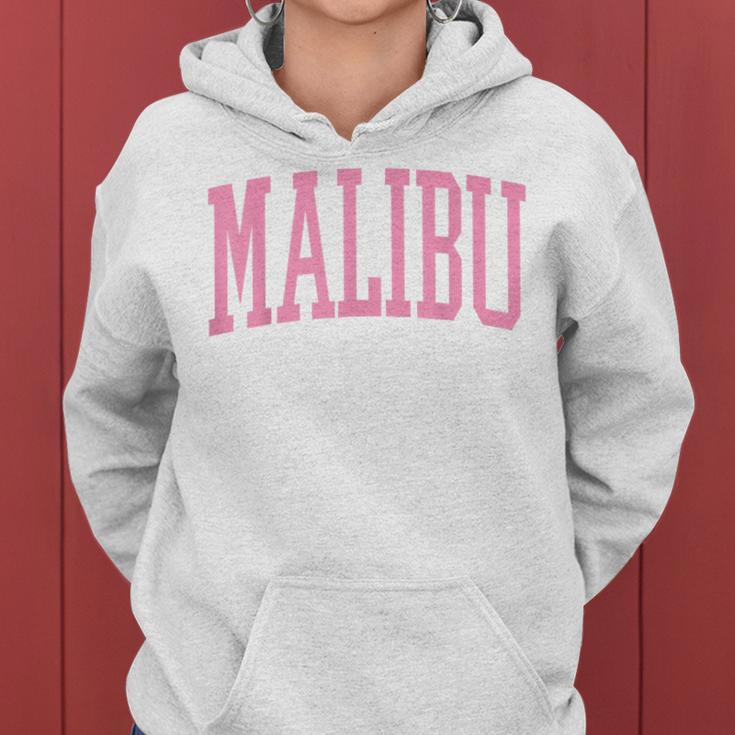 Preppy Varsity Pink Malibu California Women N Girl Women Hoodie