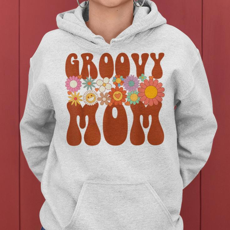 Retro Groovy Mom Matching Family Party Mother's Day Women Hoodie