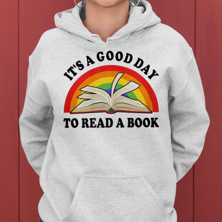 Teacher Good Day To Read A Book Lover Gift Librarian Gift For Womens Women Hoodie