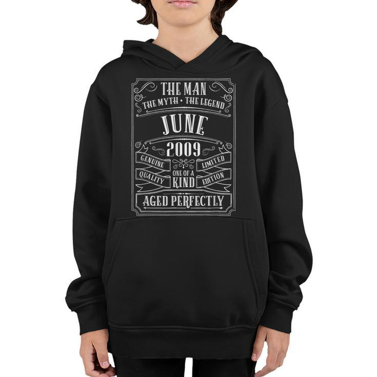 10Th Birthday June  Son Nephew 10 Year Old Boys Gifts Youth Hoodie