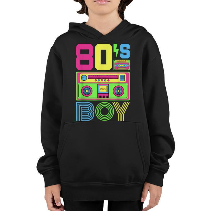 80S Boy 1980S Fashion 80 Theme Party Outfit Eighties Costume  Youth Hoodie
