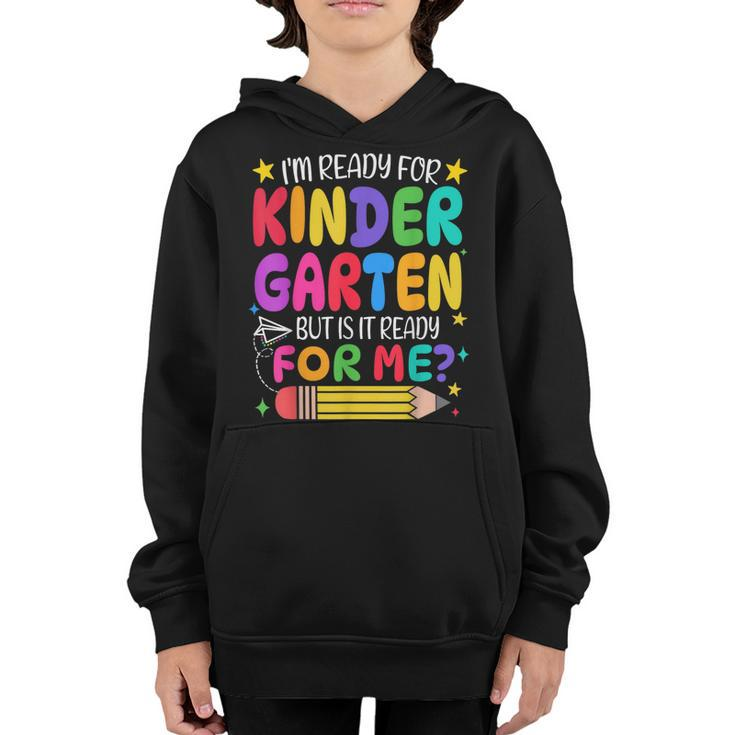 First Day Of Kindergarten Girls Boys First Day Of School Fun  Youth Hoodie