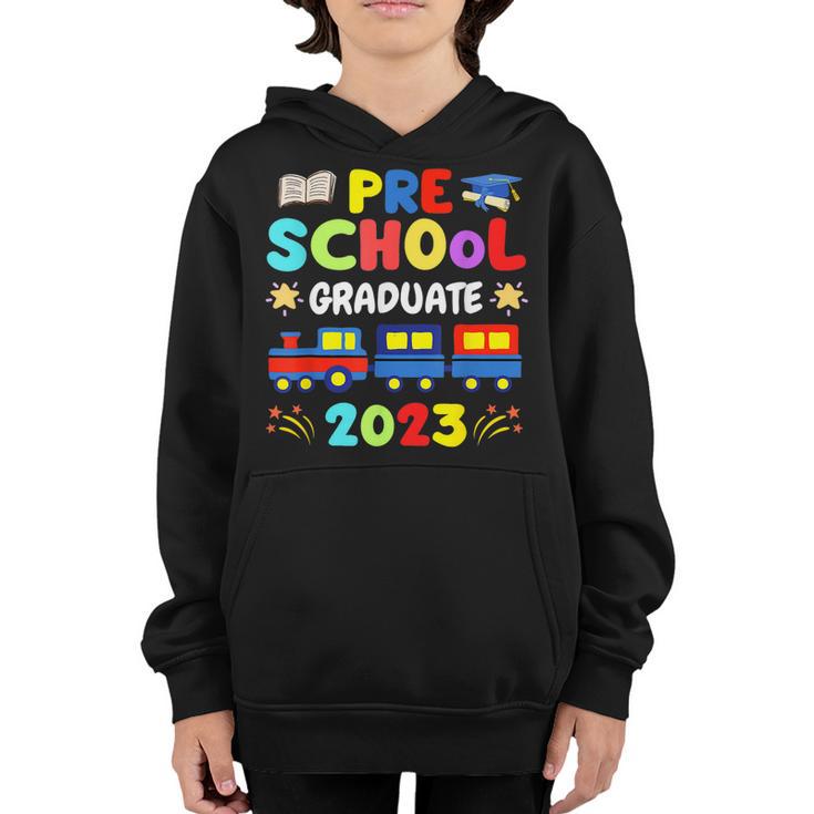 Pre School Graduate 2023 Pre K Class Of 2023 Train  Youth Hoodie