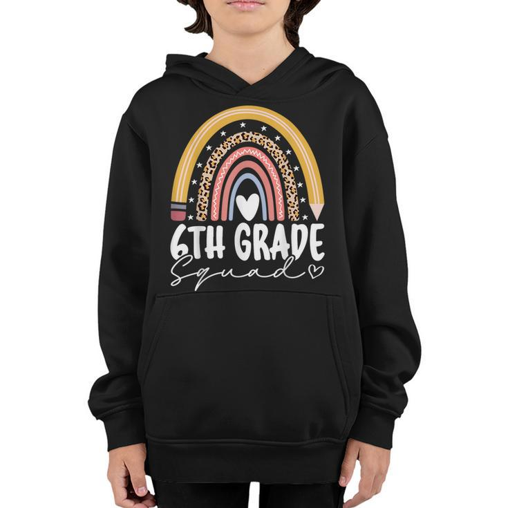 Sixth Grade Squad 6Th Grade Team Retro First Day Of School  Youth Hoodie