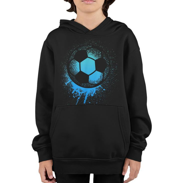 Soccer Player Sports Boys Men Soccer Ball For Kid  Youth Hoodie